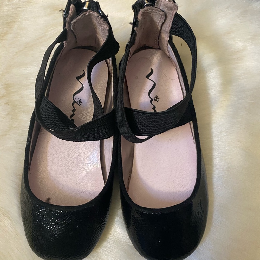 Little Girls Nina Black Dress shoe